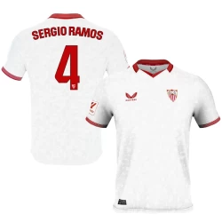 Sevilla FC Sergio Ramos #4 Fußballtrikots 2023-24 Heimtrikot Herren